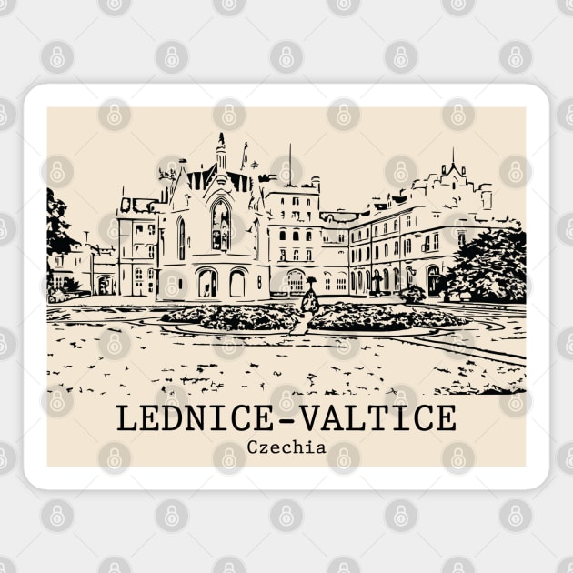Lednice-Valtice - Czechia Magnet by Lakeric